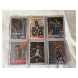 (6) 1992-1995 NBA Basketball Rookie Card Lot - Shaquille O