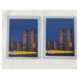 (2) 1992 Pro Set Guinness World Records The Cards The World Collects #26 World Trade Center