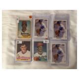 (6) Nolan Ryan Baseball Card Lot