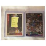 (2) 1993-94 Upper Deck Michael Jordan #23 and 1993-94 Upper Deck Michael Jordan #425 East All-Star Basketball Cards