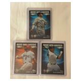 (3) 2012 Topps Prime Home Run Legends Insert Lot - Babe Ruth HRL-2, Albert Pujols HRL-9, Alex Rodriguez HRL-5
