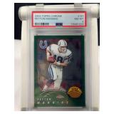 2002 Topps Chrome Weekly Wrap Up #147 Peyton Manning PSA 8
