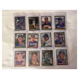 (12) 1985 Donruss Baseball Autographed Card Lot