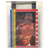 1987 Fleer Basketball Dominique Wilkins Sticker Card 7 of 11