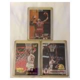 (3) 1993-94 Scottie Pippen NBA Hoops Supreme Court, Fleer Ultra Inside Outside, and NBA Hoops 5th Anniversary Insert Lot