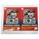(2) 1991 Pro Set World League Inaugural Series Football Card Factory Sealed Box Set