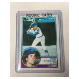 1983 Topps Ryne Sandberg Rookie Card #83