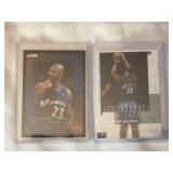 (2) 2002-03 Upper Deck Victory #100 and 2002-03 Upper Deck Honor Roll #90 Michael Jordan Basketball Card Lot