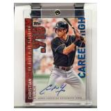 2015 Topps Career High Christian Yelich Autograph CH-CY