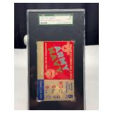 1939 Army vs. Navy Football Ticket Stub, Municipal Stadium, Philadelphia, SGC Authentic