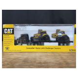 1/64 Caterpillar Semi w/Challenger Tractors NIB Norscot