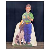 John Deere Boy Cardboard Standup