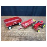 (3) 1/16 MH Pony, Spreader, IH Wagon
