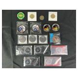 Lot of Commemorative Tokens and Medallions, 1999-2025