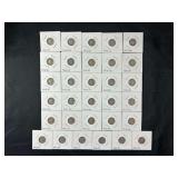 Lot of 31 Mercury Dimes 1942-D and 1942-S Silver Coins