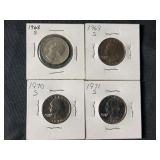 1968-S, 1969-S, 1970-S, 1971-S Washington Proof Quarters Set