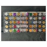 Lot of 100+ New Orleans Mardi Gras Doubloons 1960s-1970s