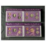 1991 & 1992 US Mint Proof Sets - S Mint Mark