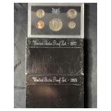 1977 & 1978 United States Proof Sets, S Mint Mark