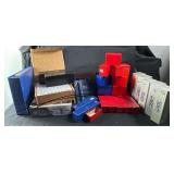 Large Lot of Assorted Coin Storage Boxes, NGC Holders, and Coin Albums