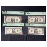 PCGS Graded 2003, 2009, 2013 US $1 Star Note Collection