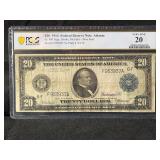 1914 $20 Federal Reserve Note Atlanta Fr. 984 PCGS Very Fine 20