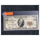 1929 Federal Reserve Bank of Chicago $10 Ten Dollar Note G District