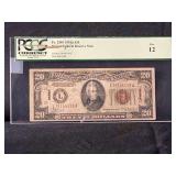 1934A $20 Hawaii Federal Reserve Note PCGS Currency Fine 12