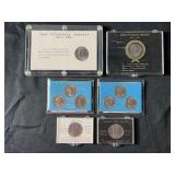 Lot of 1976 Bicentennial Kennedy Half Dollars and 1979 Susan B. Anthony Dollars