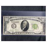 1928 B Federal Reserve Note $10 Chicago G48227871A