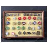 Lot of Minnesota Licensed Chauffeur Badges and Pins 1930s-1950s
