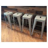 (4) Bar Stools - Stackables