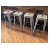 (4) Bar Stools - Stackable