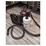 Shop Vac and Box Fan