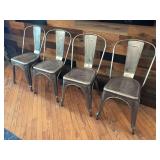 (4) Restaurant Chairs - Stackable