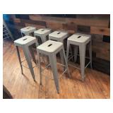 (6) Bar Stools - Stackable