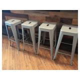 (4) Bar Stools - Stackables