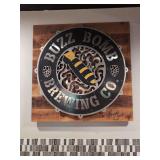 Buzz Bomb Brewing Co Sign - 30" x 30"