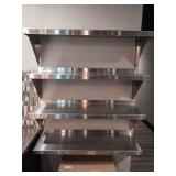 (4) Regency Metal Shelves - 36" x 12"