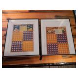 (2) Antique Push Tabs - Streamliners and Big Battle