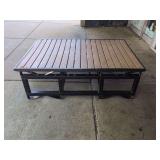 Outdoor Table 32" x 47" Barrel Rack