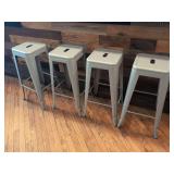 (4) Bar Stools - Stackables