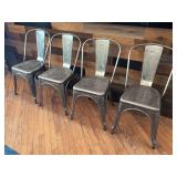 (4) Restaurant Chairs - Stackable