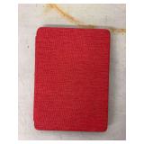 Amazon Kindle E-Reader with Red Fabric Cover