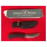 Coleman Western R14 Skinner Knife with Sheath and Box