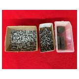Assorted Lead Projectiles and Winchester 10 Gauge Shell Casings