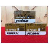 Federal Hi-Power 12 Gauge Shotgun Shells, 3 Boxes