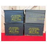 Military Ammunition Storage Cans, 4 Total