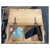 Firearm Cleaning Kit and Waterfowl Identification Guide in Wooden Box