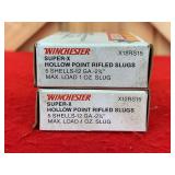 Winchester Super-X 12 Gauge Hollow Point Rifled Slugs